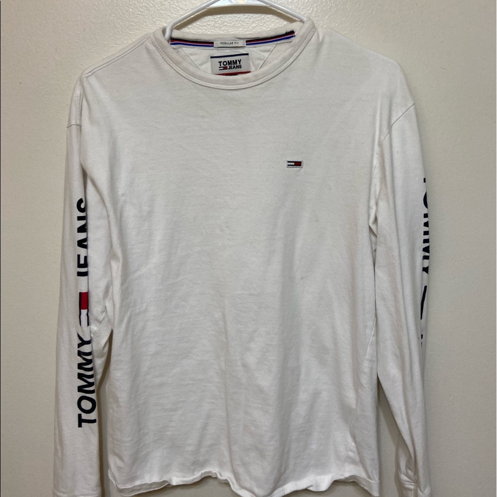 tommy hilfiger white longsleeve